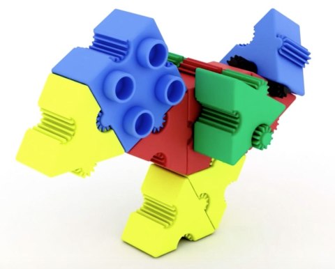 Zestaw Promocyjny klocków Morphun - Parrot 12 el.