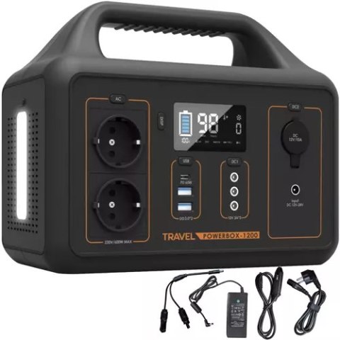 Przenośna stacja zasilania 1200(600W)