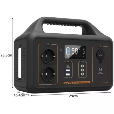 Przenośna stacja zasilania 1200(600W)