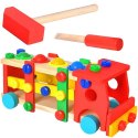 Ciężarówka edukacyjna drewniana 22372