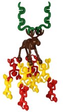 Animal RopeZoo 216 el. - blocks educational