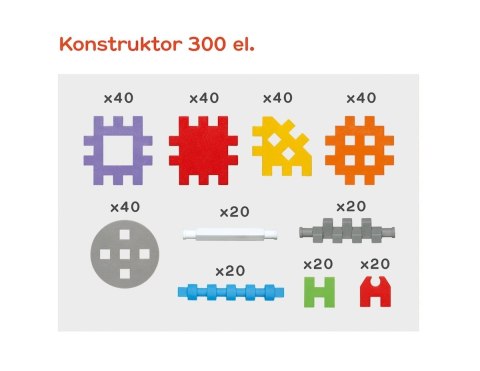 Blocks Mini Waffle Waffle Constructor 300 el.