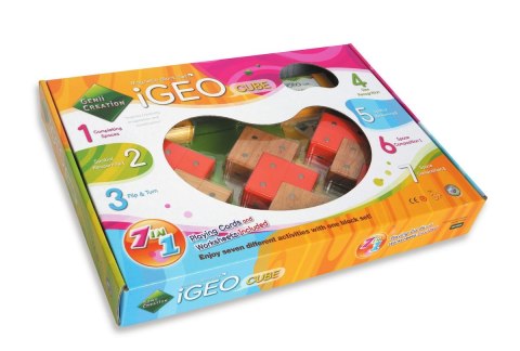 Blocks wooden magnetic - IGEO CUBE 9 el.