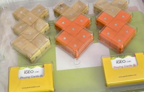 Blocks wooden magnetic - IGEO CUBE 9 el.