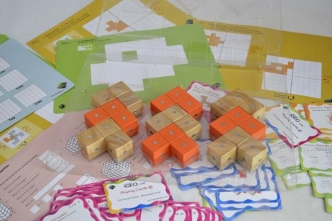 Blocks wooden magnetic - IGEO CUBE 9 el.