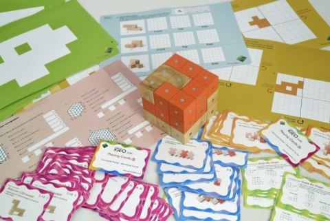 Blocks wooden magnetic - IGEO CUBE 9 el.
