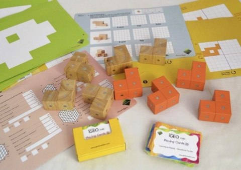 Blocks wooden magnetic - IGEO CUBE 9 el.