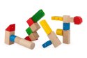 Blocks wooden magnetic Kooglo Basic Color 50 el.