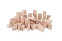 Blocks wooden magnetic Kooglo Basic Natural 50 el.