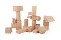 Blocks wooden magnetic Kooglo Basic Natural 50 el.