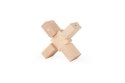Blocks wooden magnetic Kooglo Basic Natural 50 el.
