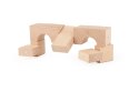 Blocks wooden magnetic Kooglo Basic Natural 50 el.