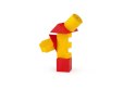 Blocks wooden magnetic Kooglo Mega Color 100 el.