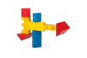 Blocks wooden magnetic Kooglo Mega Color 100 el.