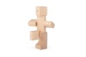 Blocks wooden magnetic Kooglo Mega Natural 100 el.