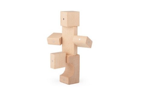 Blocks wooden magnetic Kooglo Mega Natural 100 el.