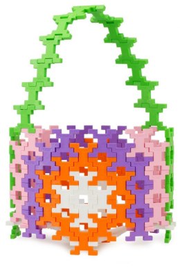 Incastro Midi Pink 60 el. - Blocks construction