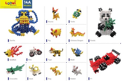 Loowi Vehicles 308 el. - Blocks Construction