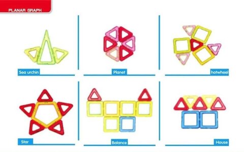 Magical Magnet 168 el. - Blocks magnetic