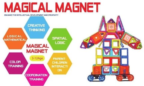 Magical Magnet 168 el. - Blocks magnetic