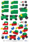 Mega set of construction blocks Morphun Starter 1200 el.