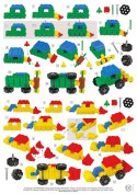 Mega set of construction blocks Morphun Starter 1200 el.