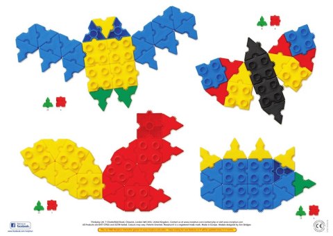 Mega set of construction blocks Morphun Starter 1200 el.