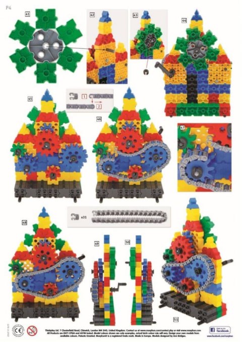 Morphun GearPhun 304 el. + Instructions 70 p. A4 + Chain 75 el.