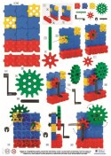 Morphun GearPhun set of construction blocks 304 el. + Instructions 60 p. A4