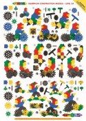 Morphun GearPhun set of construction blocks 304 el. + Instructions 60 p. A4