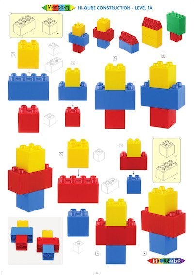 Morphun Hi-Qube Kindergarten 270 el. - Blocks construction