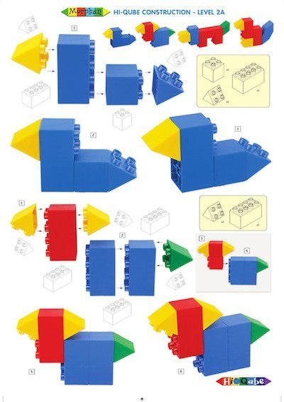 Morphun Hi-Qube Kindergarten 270 el. - Blocks construction
