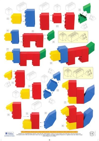 Morphun Hi-Qube Kindergarten 270 el. - Blocks construction