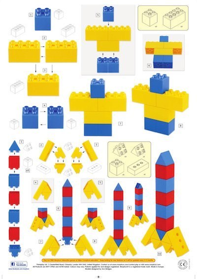 Morphun Hi-Qube Kindergarten 270 el. - Blocks construction