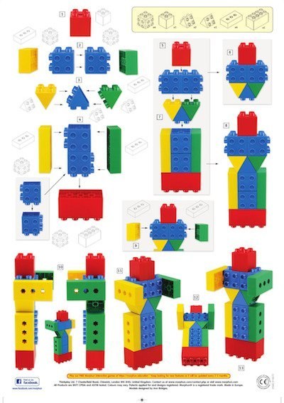 Morphun Hi-Qube Kindergarten 270 el. - Blocks construction