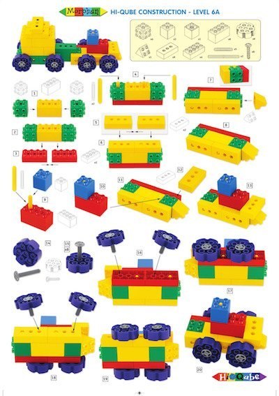 Morphun Hi-Qube Kindergarten 270 el. - Blocks construction