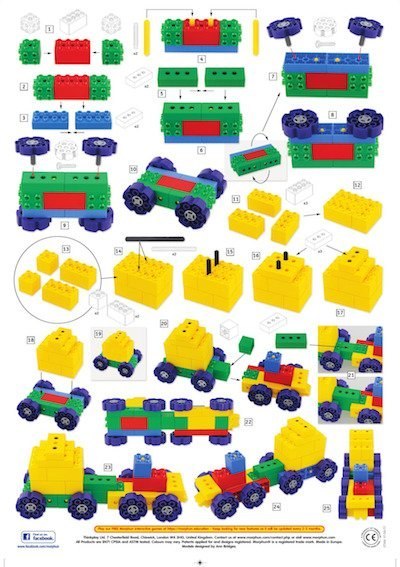 Morphun Hi-Qube Kindergarten 270 el. - Blocks construction