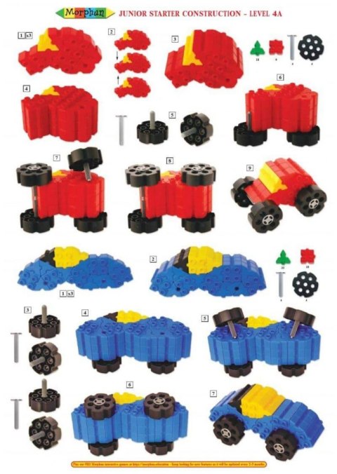 Morphun Starter 1200 el. + Instructions 60 p. A4 - Blocks constructional