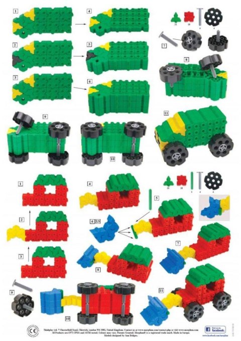 Morphun Starter 1200 el. + Instructions 60 p. A4 - Blocks constructional