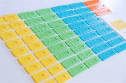 Newmero - blocks math. Large set of 57 el