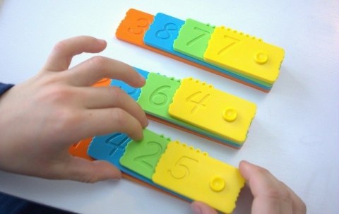 Newmero - blocks math. Large set of 57 el