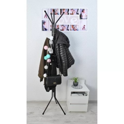 Wieszak stojący 170cm - czarny Ruhhy 23815