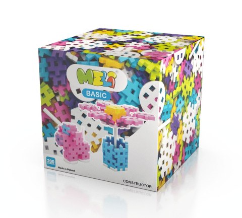 Blocks Meli Constructor Pink 200 el