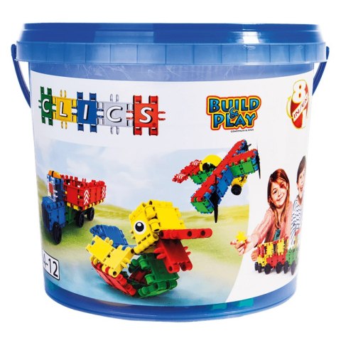 Clics Bucket 8in1 150 pcs. - Construction blocks