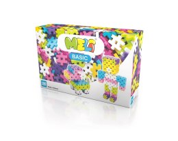 Construction blocks Meli Basic Pink 150 el.