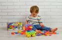 Construction blocks Meli Maxi Pink 100 el.