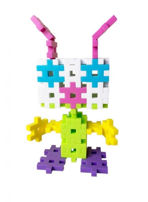 Construction blocks Meli Maxi Pink 100 el.