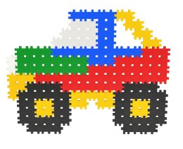 Construction blocks Meli Minis Edu 2800 el.