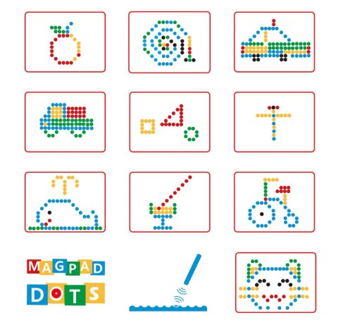MagPad Dots magnetic board [red]