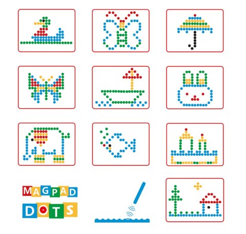 MagPad Dots magnetic board [red]